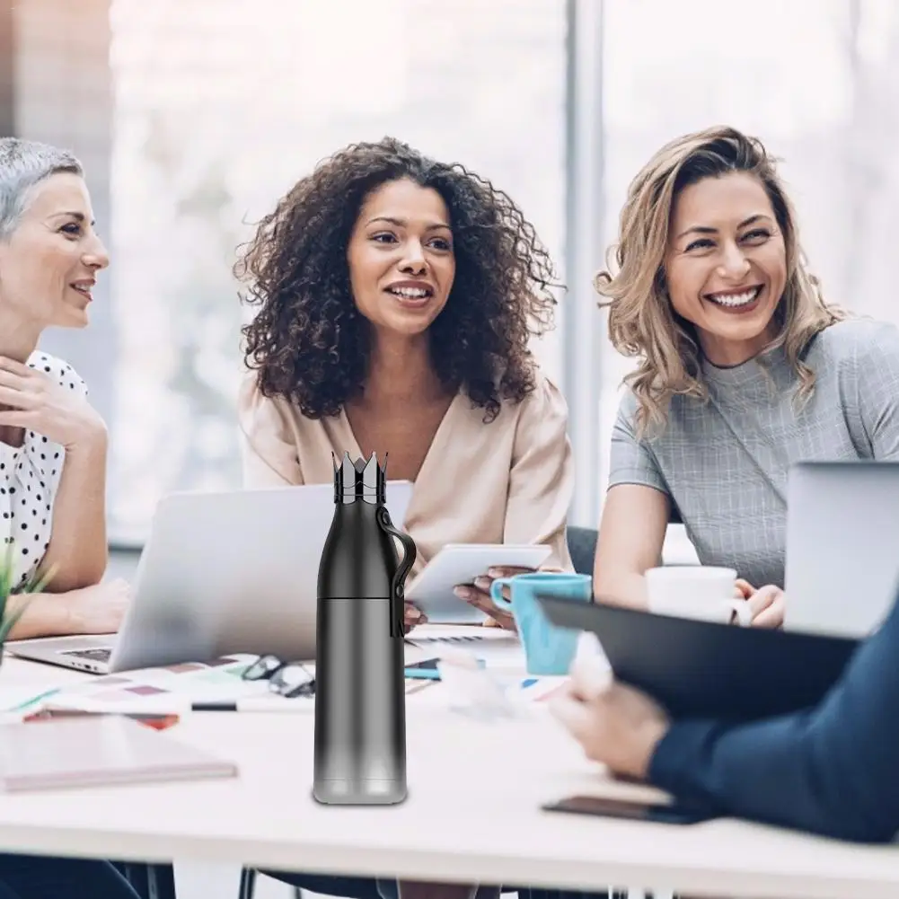 1 шт. 350 mlпортативные студенческие двухслойные термосы градиентного цвета 304