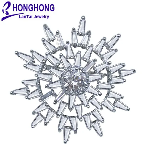 Женская Брошь в виде подсолнуха 3 А из синтетического циркона, брошь, модное Ювелирное Украшение