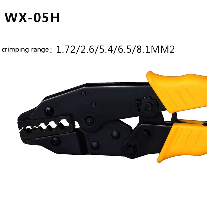 WX-05H Обжимные Щипцы с храповым механизмом RG55 RG58 RG59 RG6 коаксиальные обжимные щипцы SMA/BNC коннекторы обжимные ручные инструменты