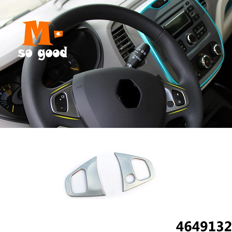 Автомобильная накладка на руль из АБС пластика для Renault Clio 4 Clio4 внутренняя