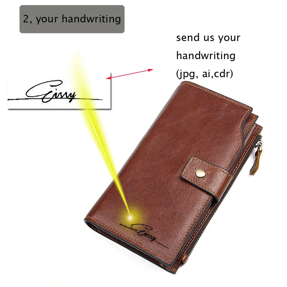 Мужской Длинный кошелек 19x10x2 см женская сумка на молнии с бесплатным именем и