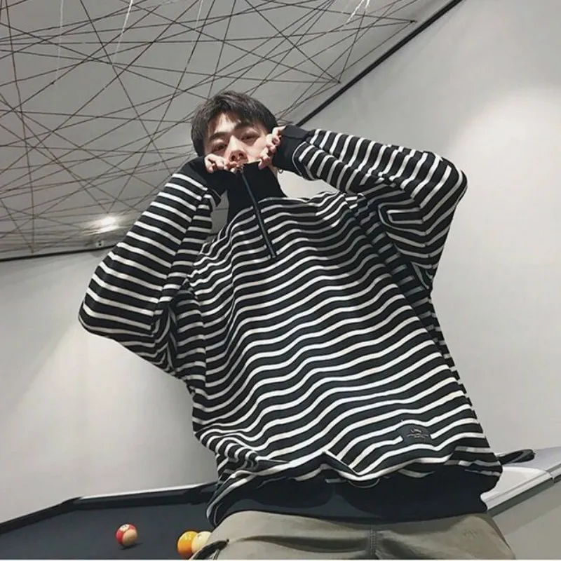 Футболка мужская с длинным рукавом Повседневная универсальная рубашка в стиле