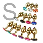 Анальные бусины хрустальные ювелирные изделия Круглый анальный стимулятор-пробка секс-игрушки фаллоимитатор Анальная пробка из нержавеющей стали для геев пар взрослых игр