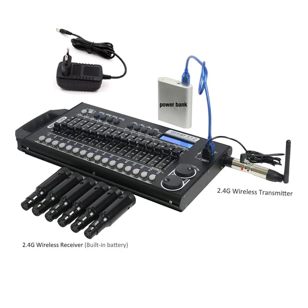 RDM DMX512 контроллер 2 4G беспроводной DMX Dfi передатчик Xlr консоль со сценическим