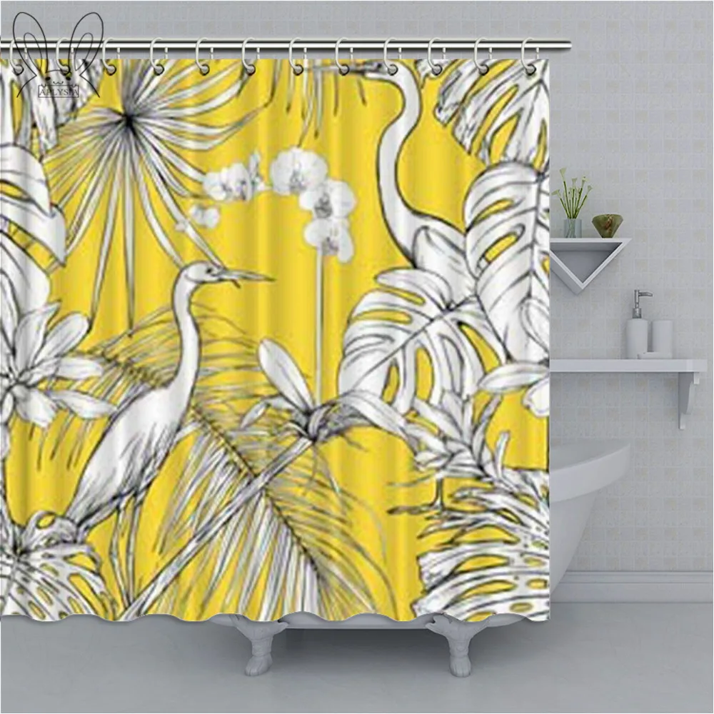 Цветная занавеска для ванной Longhorn с принтом черепа водонепроницаемая душа