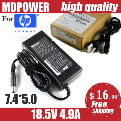 

Зарядное устройство MDPOWER для ноутбука HP 18,5 в а 90 Вт