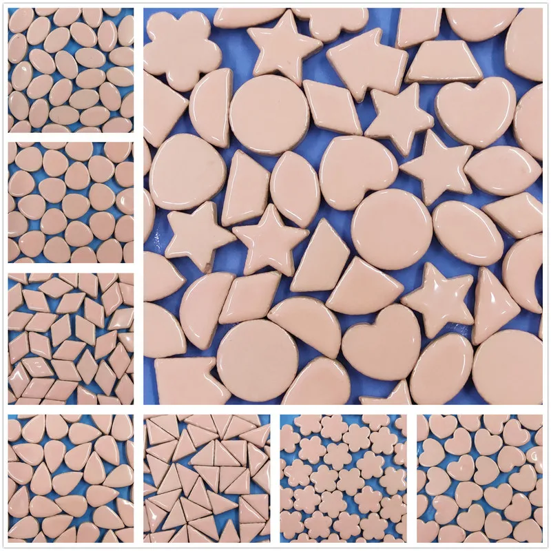 10 шт. креативная керамическая мозаичная плитка DIY настенные поделки ручной