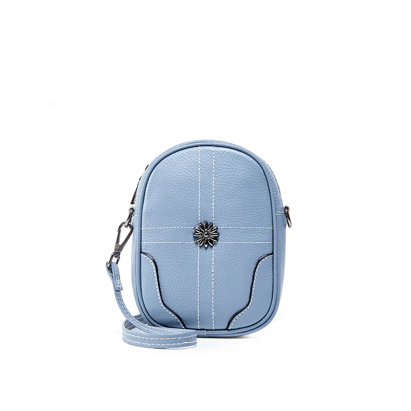 

Women Shoulder Bags Cowhide Genuine Leather Bag Casual Lady Mini Handbags Fashion Female Simple Soft Small Square Crossbody Bag