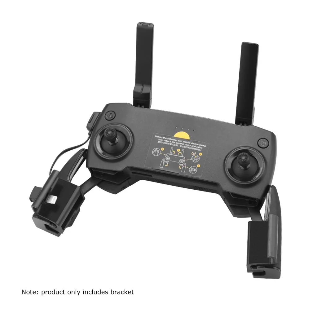 

For DJI Mavic 2 Mavic Mini/Pro/Air Spark Remote Accessory Remote Control Mount Extended Clip Install Bracket