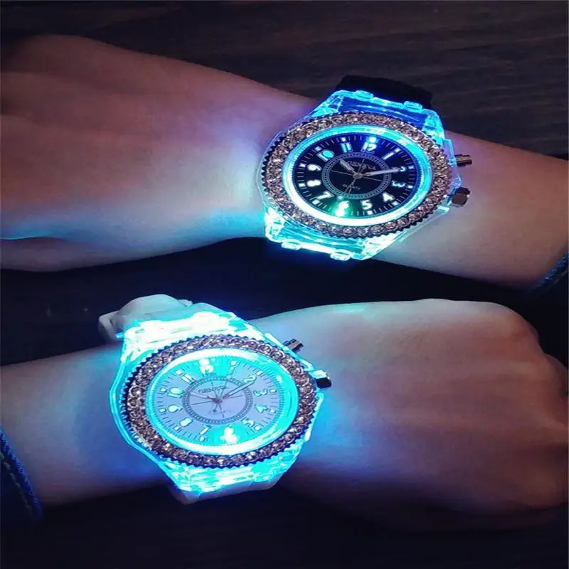 Для женщин и мужчин силиконовый ремешок высокое качество кварцевые спортивные