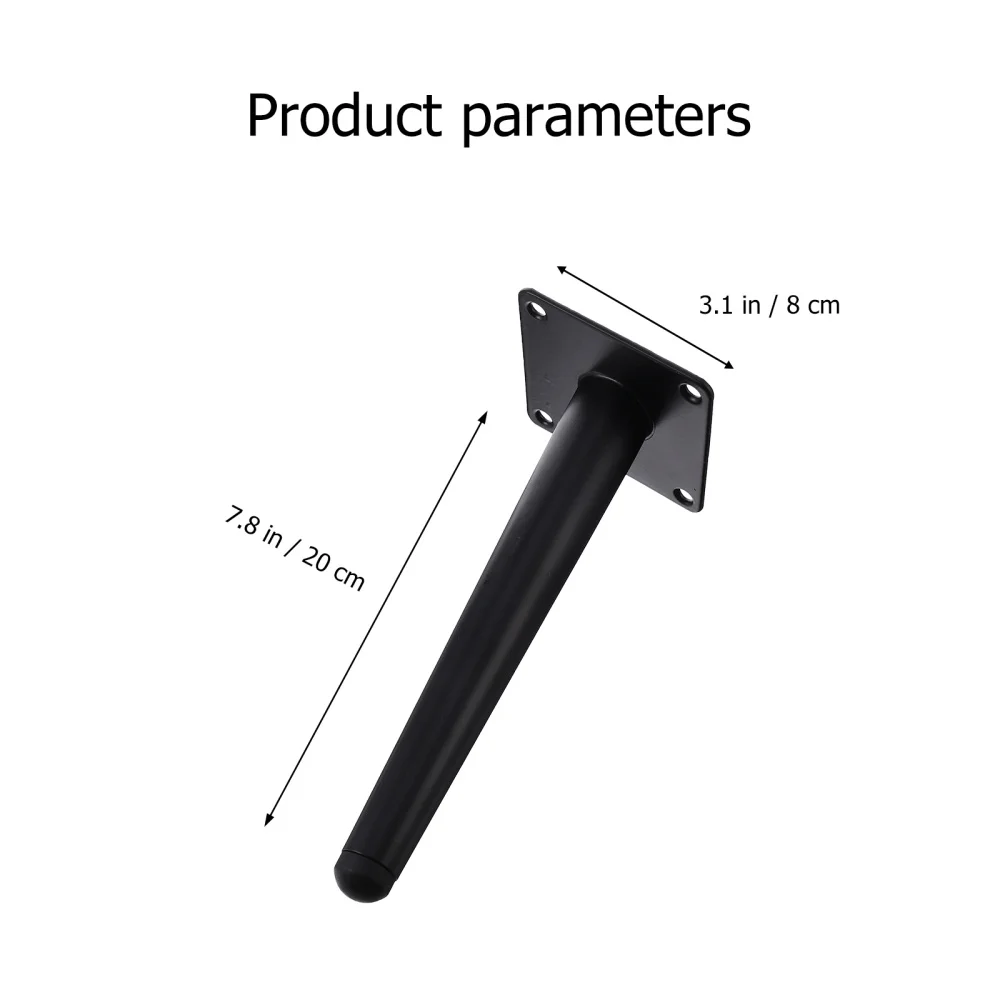 

4pcs Metal Iron Sofa Leg Cabinet Leg Bed Leg Furniture Support Feet for Home