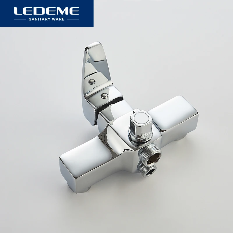 LEDEME Смеситель для ванны с длинным изливом 300мм. латунь Цвет: хром L2230|set fashion|set bathset