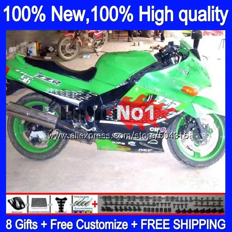 

ZX-11 для KAWASAKI ZZR 1100 ZX 11R ZX11R 93 94 95 96 97 0MC. 35 ZX11 ZX-11R ZZR1100 1993 1994 1995 1996 1997 обтекателя наличии зеленый