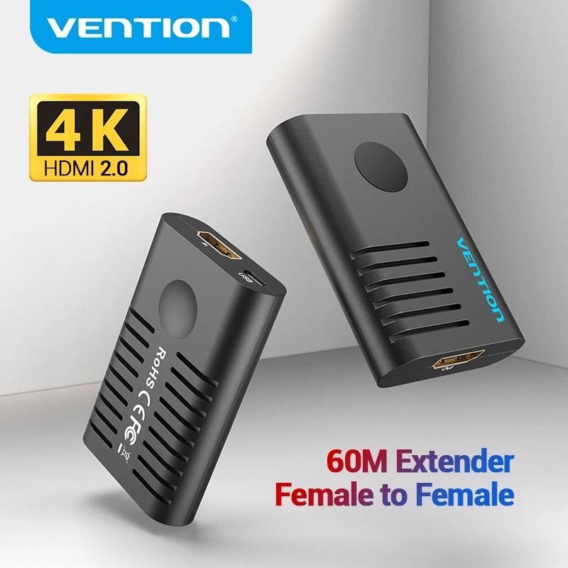 Удлинитель Vention HDMI 2 0 Мама-мама ретранслятор до 10 м 60 усилитель сигнала Active 4K @ Гц