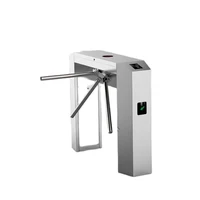 high quality full automatic tripod turnstile gates with qr code reader entrance security and anti theft system