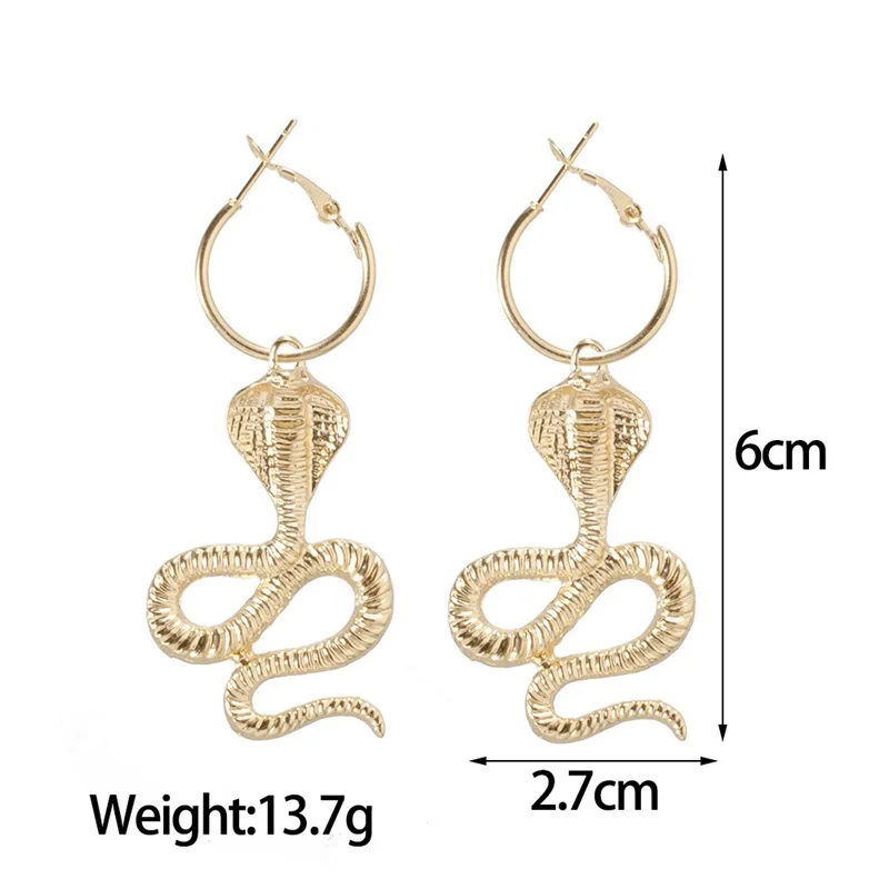 Индивидуальные женские серьги круглые глаза змейка резная подвеска золотые