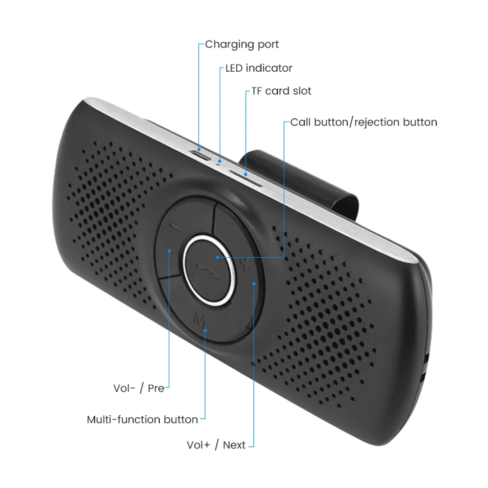 AOSHIKE комплект беспроводной связи bluetooth для автомобиля громкой динамик телефона