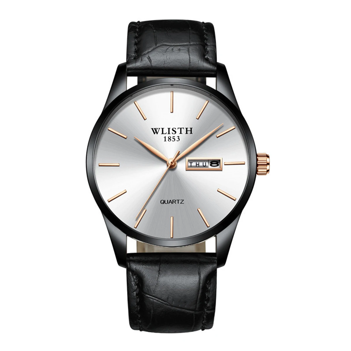 

5 color Men Luxury Business Watch Ultra-thin Week Date Display Waterproof Analog Quartz Wrist Watch 2019