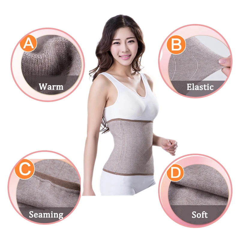 Дышащий Удобный супер тонкий кашемировый Поддерживающий Пояс эластичный пояс
