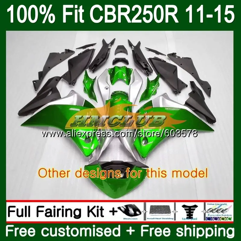Инъекция для HONDA CBR250R MC41 2011 2012 2013 2014 2015 91CL.66 CBR250 R CBR 250R 250 11 12 13 14 15 белый черный