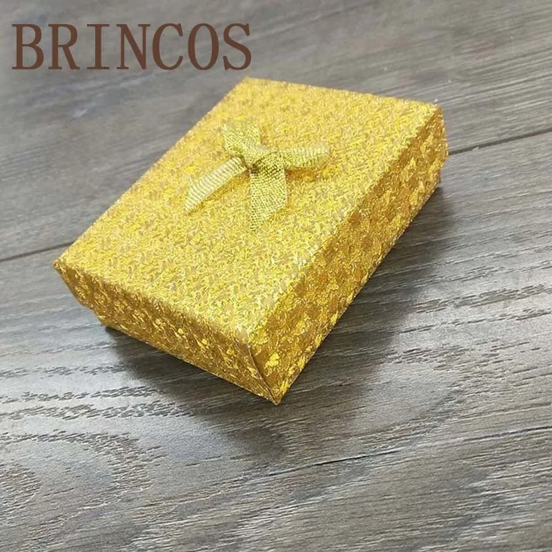 Новинка, Ювелирное кольцо, серьги, часы, ожерелье, 4 цвета, 9x7x3 см/5x5x3 см, блестящая Подарочная коробка для ювелирных изделий, подарочная коробка