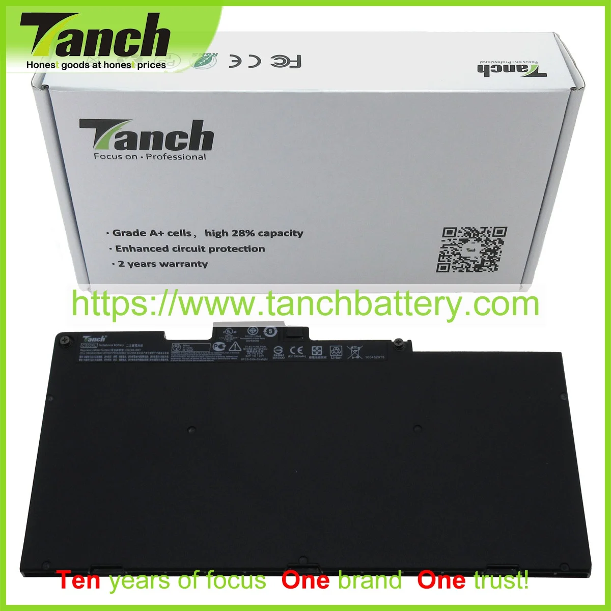 Tanch ноутбук Батарея для HP CS03XL 800513-001 аккумулятор большой емкости HSTNN-IB6Y 800231-1C1 HSTNN-I33C-5 HSTNN-I41C-5 CS03046XL 11,4 V 3 сотового