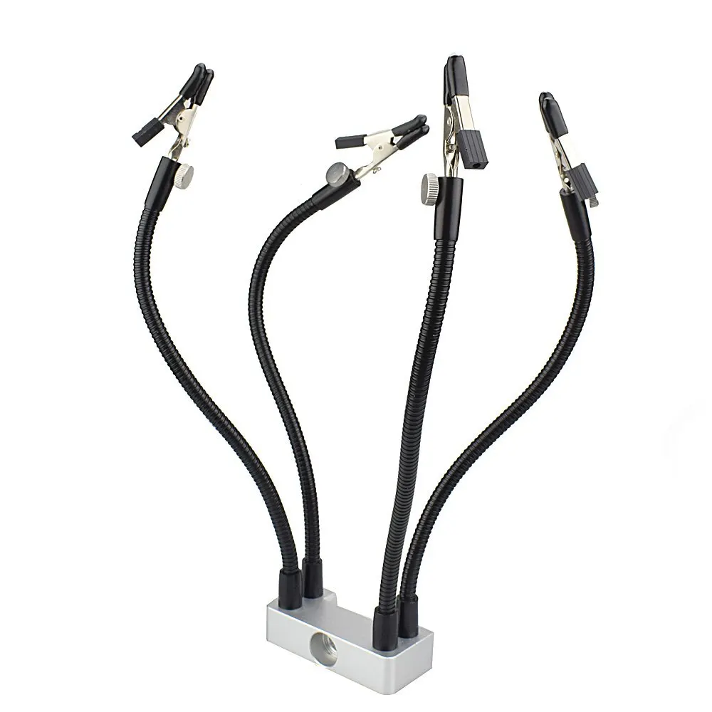 USB светодиодный 3X лупа PCB приспособление скамейки тиски стол зажим для пайки