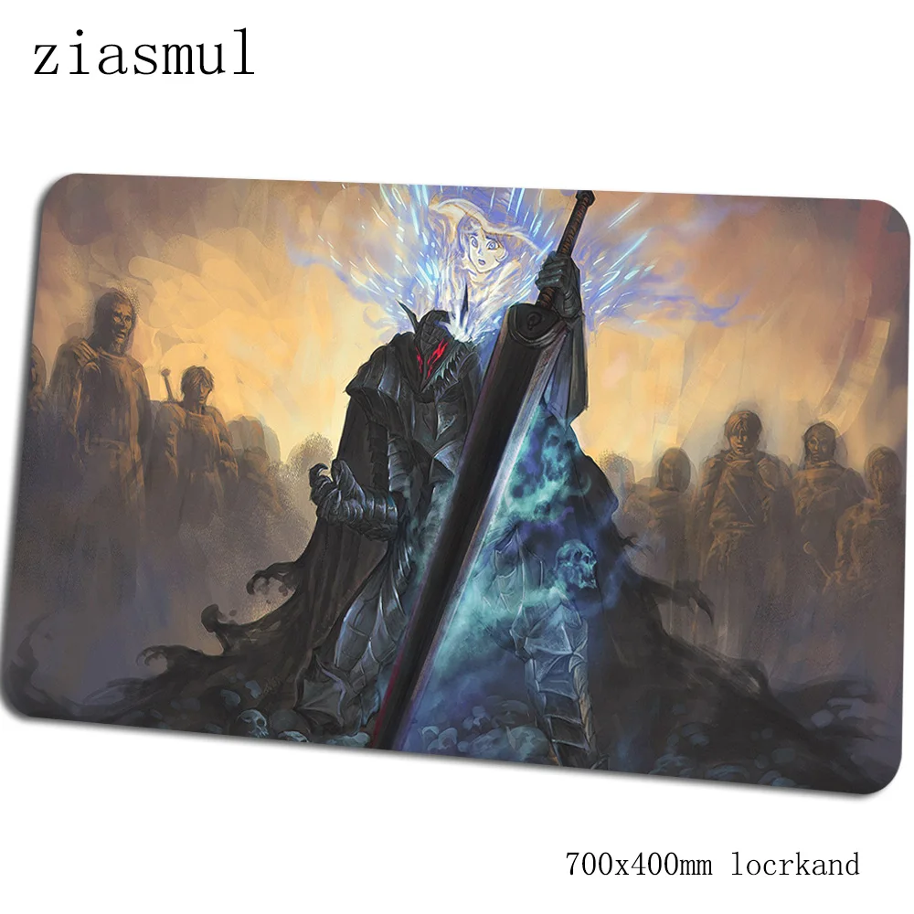 Коврик для мыши berserk 700x400x3 мм игровой коврик для мыши большой коврик для геймера HD печатная игровая компьютерная настольная клавиатура со встроенной мышью высококачественные игровые коврики - Цвет: Size 700x400x3mm