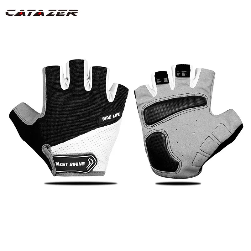 

Breathable Half Finger Cycling Gloves Anti Slip Pad Motorcycle MTB Road Bike Gloves Men Women Sports Bicycle Gloves
