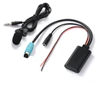 Автомобильный Bluetooth-совместимый ресивер, музыкальный адаптер, кабель для микрофона для Alpine KCE-236B 98709872