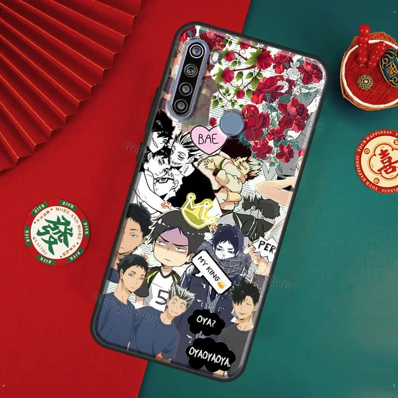 Чехол Akaashi Keiji Haikyuu для Xiaomi Redmi Note 11 Pro 8 9 10 9S 10S чехол 9A 9C 9T Coque | Мобильные телефоны и