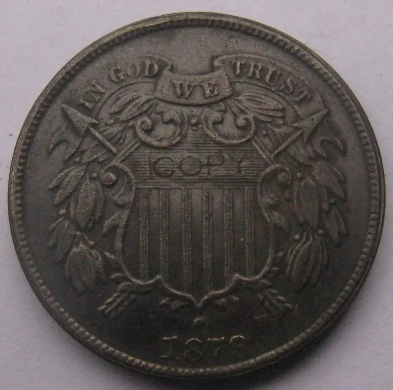 

Two Cent 1879 copy coins