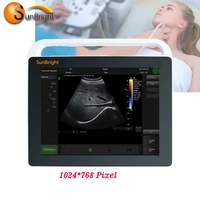 ultrasound probe fetal monitor hospital clinic use pregnancy test laptop ultrasound