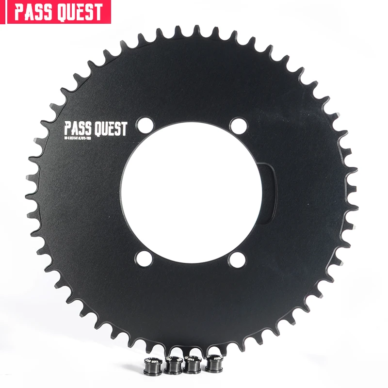 PASS QUEST круглая цепь для дорожного велосипеда коленчатый вал закрытый диск 110BCD 42 58
