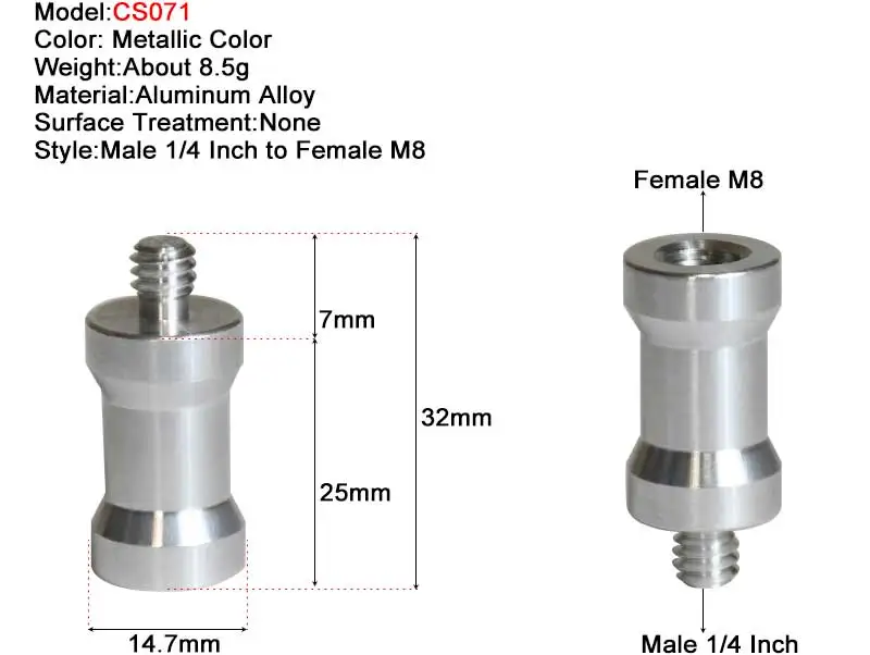 professional photo studio backdrop and lighting kit Camera Screw Male 1/4 Inch To Female 3/8 5/8 M4 M5 M6 M8 M10 Conversion Adapter Mount For Dslr Digital Photography Accessories photo studio background