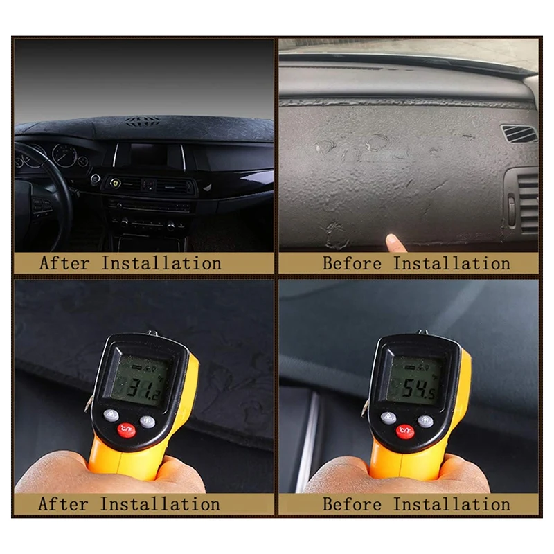 Анти УФ крышка приборной панели Dashmat коврик солнцезащитный козырек инструмент