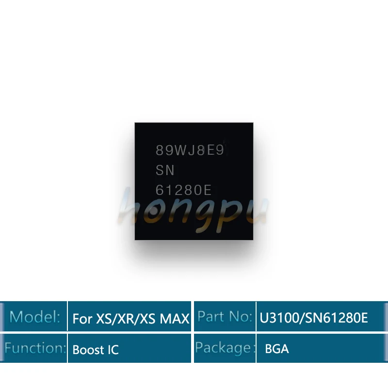 

Блок питания 10 шт./лот U3100 SN61280E для телефона XS/XR/XS MAX 8X8 plus, микросхема Boost IC