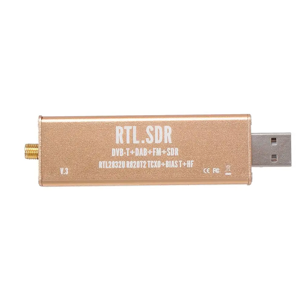 RTL SDR ресивер TCXO RTL2832U R820T2 V3 Pro 0.5PPM HF SMA программное обеспечение определенное радио
