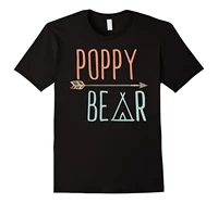 mens poppy bear shirt grandpa fathers day shirt classic cotton men round collar short sleeve top tee fashion design free