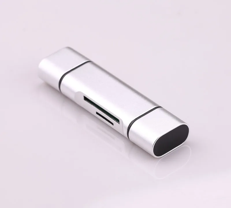 

USB / Micro USB / Type C Card Reader SD TF MicroSD Card Reader Android Phone OTG Card Writer for Macbook Samsung S6 S8 S9+ LG G5