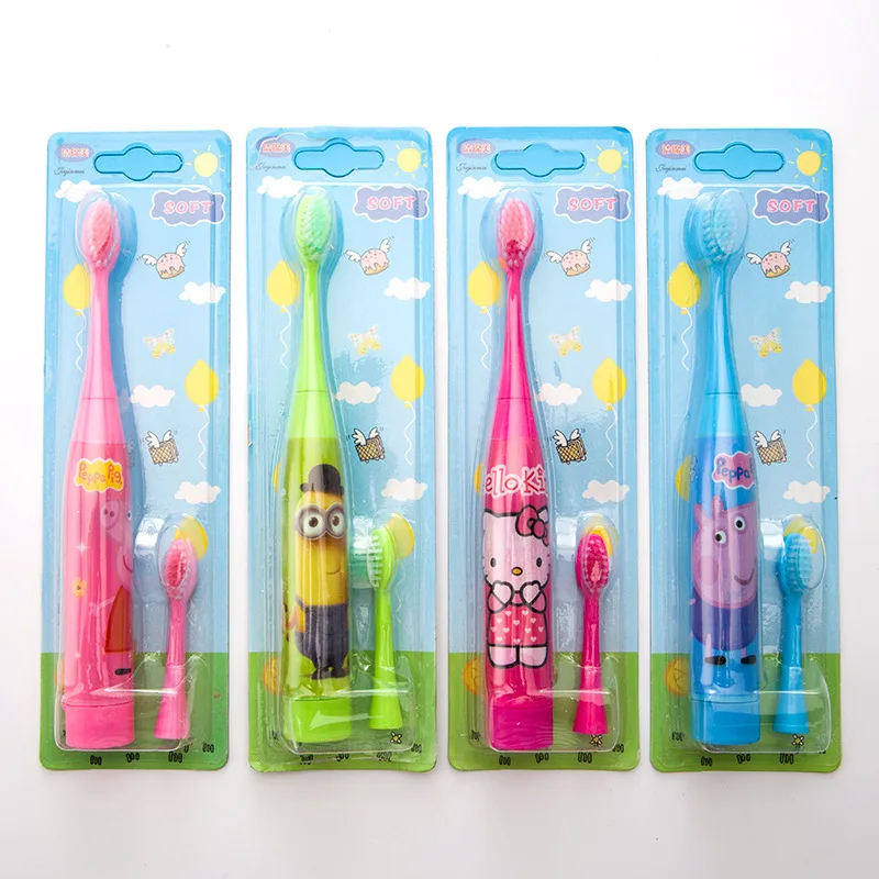 USB перезаряжаемая звуковая силиконовая электрическая зубная щетка