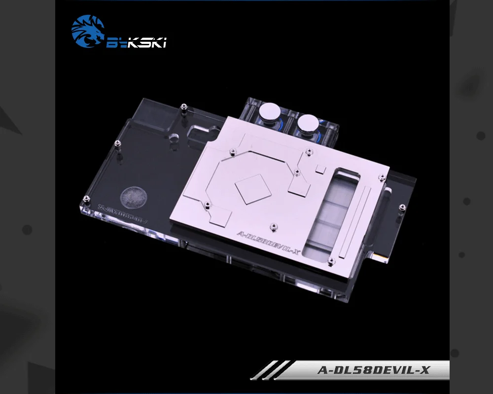 Bykski A-DL58DEVIL-X, полное покрытие видеокарты блок водяного охлаждения для Dataland DEVIL RX 580