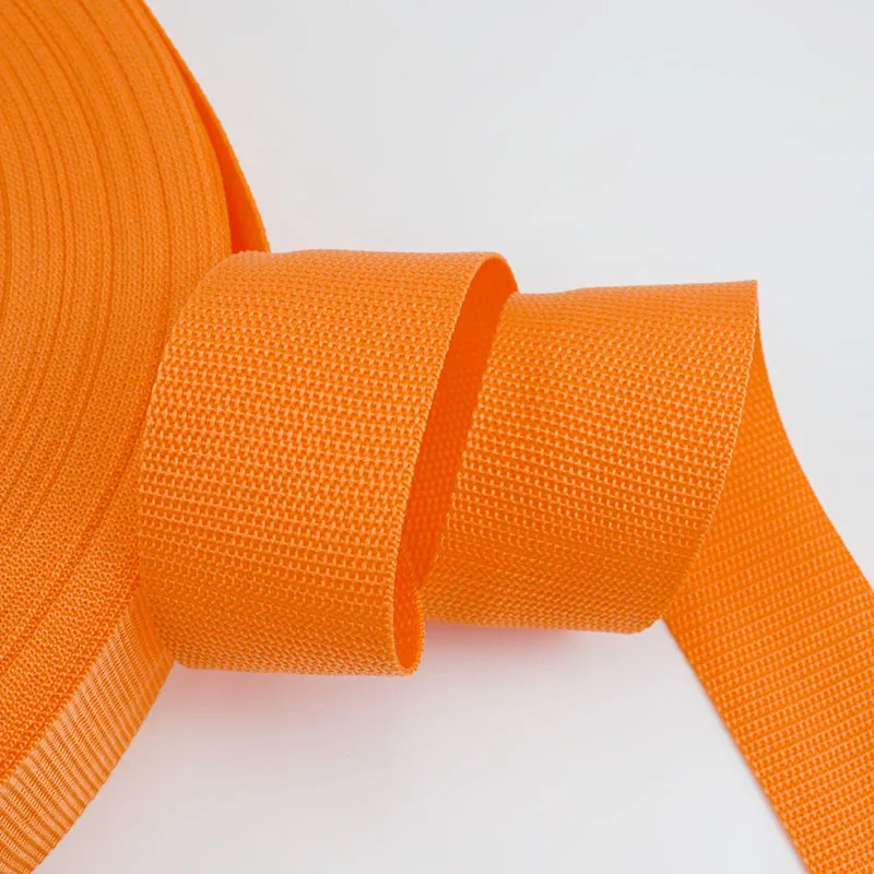Orange Meetee 5 метров 50 мм полипропиленовая нейлоновая сетчатая лента для ремней Собачий Ошейник Жгут уличная лента Сумка для одежды обувь лента - Цвет: Orange