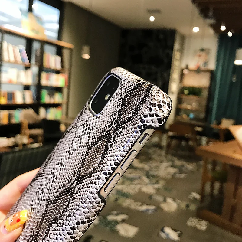Чехол для телефона TRODINO iPhone 11 Pro Max XR X Xs текстурный чехол со змеиным узором 7 8 6 6s Plus
