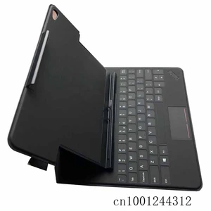 new original for lenovo thinkpad 10 tablet touch keyboard leather case english us 03x9068 free global shipping