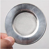 sink strainer for shower plug hole hair catcher bath or kitchen sinks stainless steel sink drain 7 5cm