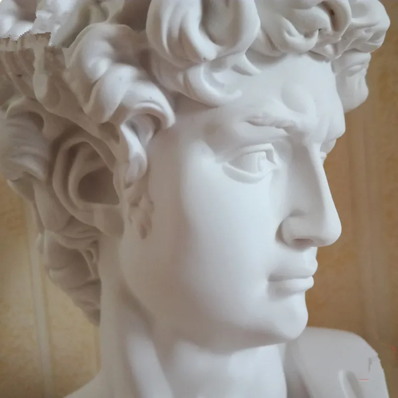 Головные портреты Давида бюст мини гипсовая статуя Michelangelo Buonarroti домашний