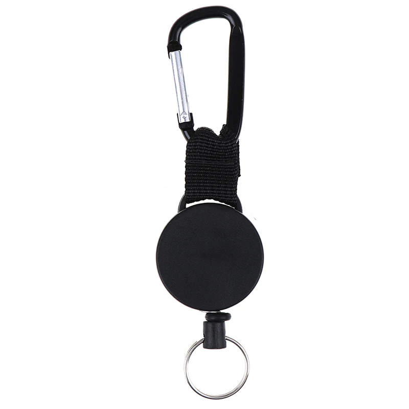 

Wire Rope High Elastic Carabiner Telescopic Keychain Anti-theft And Anti-theft Key Rope Buckle Outdoor Climbing Hike Sport Tools