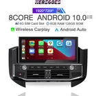 Автомагнитола Carplay, 2 din, Android 11, для Mitsubishi Pajero 4 V93 V97 2006-2017, GPS-навигация, 4G LTE, Wi-Fi, 6G + 128G BT, аудио, стерео