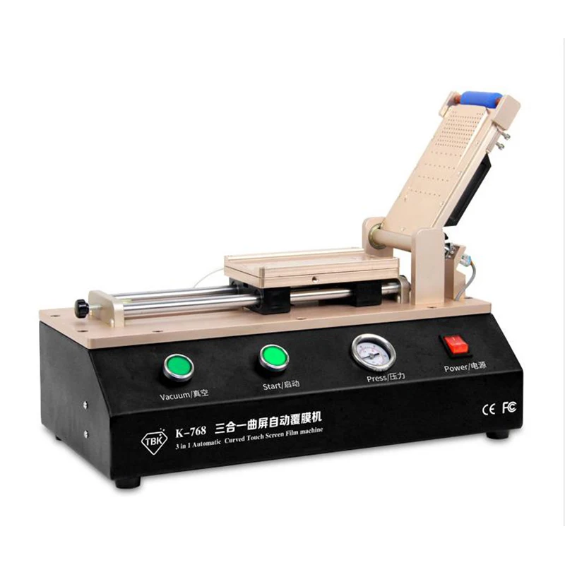 

Авто изогнутый сенсорный экран OCA пленка для установки машины TBK 768 для S6 S7 edge plus машина для фитинга экран с изогнутыми краями